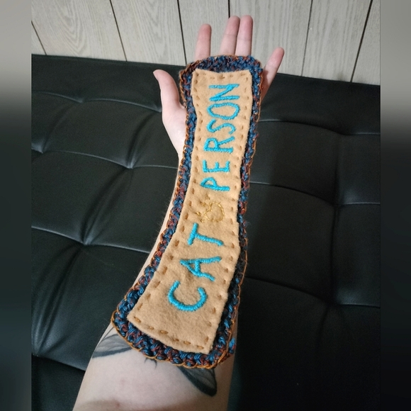 "Cat Person" Handmade Patch - Picture 3 of 3